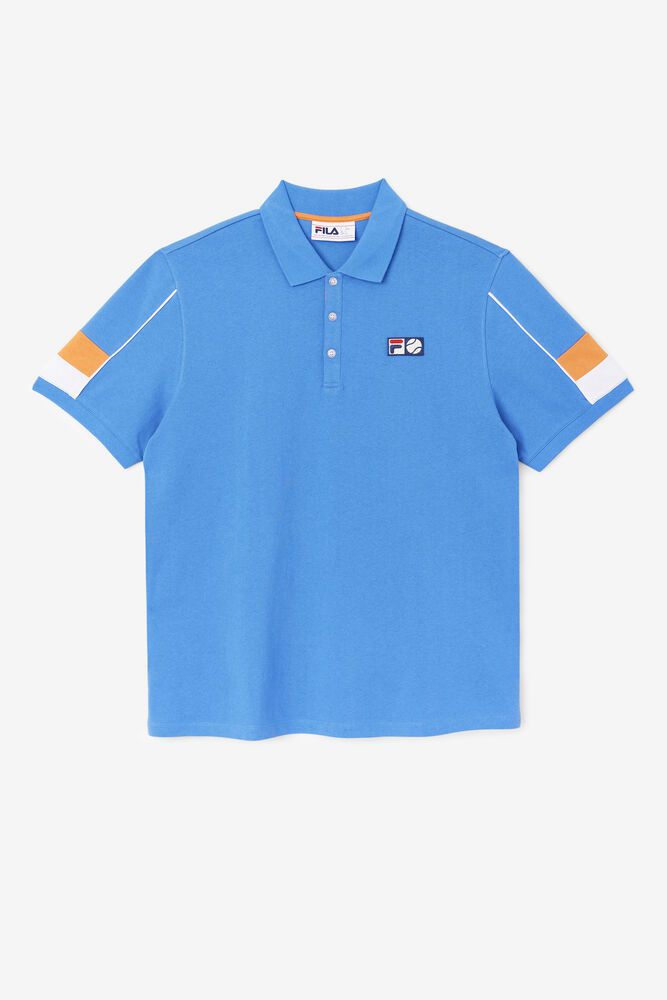 Fila Polo Mens Blue Coda - Ireland 87265-SQZU